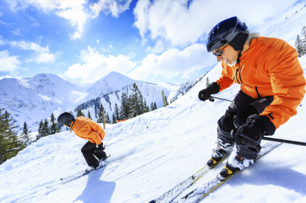 Skiing near Farmington